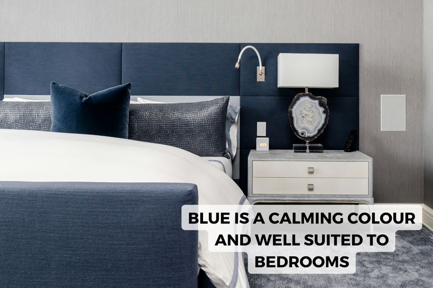 blue as calming colour